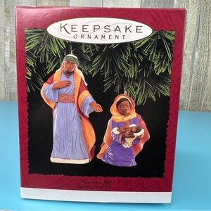 Hallmark Keepsake Ornament 1995 Heaven’s Gift Set Of 2 Ornaments Vintage